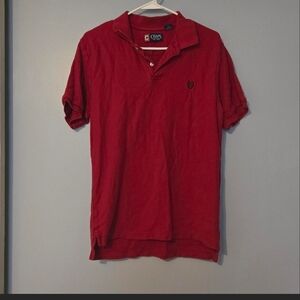 Chaps Men's Polo Shirt in Rich Red